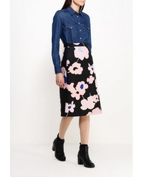 Разноцветная юбка-карандаш от Iceberg