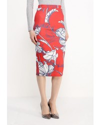 Разноцветная юбка-карандаш от LOST INK