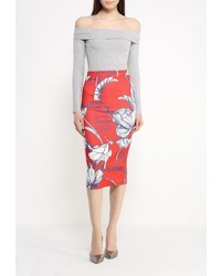 Разноцветная юбка-карандаш от LOST INK