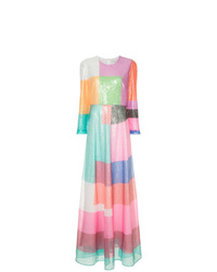 Разноцветное вечернее платье с принтом от Mary Katrantzou