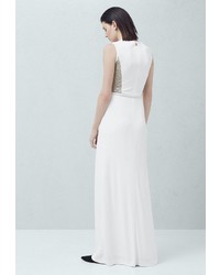 Разноцветное вечернее платье от Mango