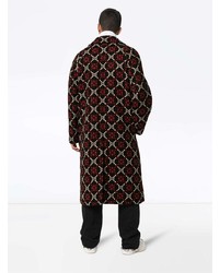 Разноцветное длинное пальто от Gucci