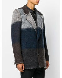 Разноцветное длинное пальто от Stephan Schneider