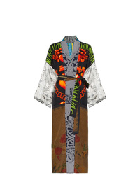 Разноцветное кимоно с принтом от Rianna + Nina