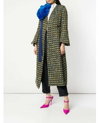 Женское разноцветное пальто дастер от DELPOZO