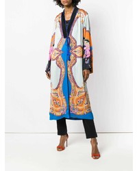 Женское разноцветное пальто дастер от Etro