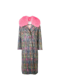 Женское разноцветное пальто с принтом от Giada Benincasa