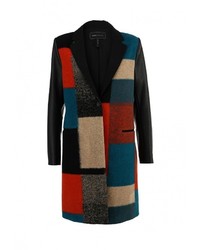 Женское разноцветное пальто от BCBGMAXAZRIA