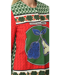 Женское разноцветное пальто от Stella Jean