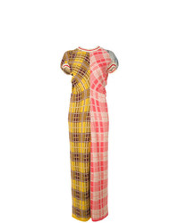 Разноцветное платье-макси с принтом от Marni