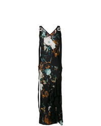 Разноцветное платье-макси с цветочным принтом от Antonio Marras