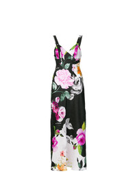 Разноцветное платье-макси с цветочным принтом от Off-White