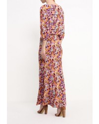 Разноцветное платье-макси от Adzhedo