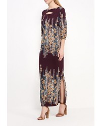 Разноцветное платье-макси от Adzhedo