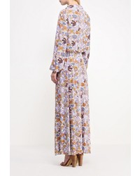 Разноцветное платье-макси от Adzhedo