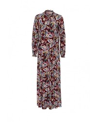 Разноцветное платье-макси от Adzhedo