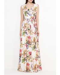 Разноцветное платье-макси от Bezko