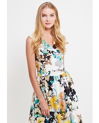 Разноцветное платье-макси от Bezko