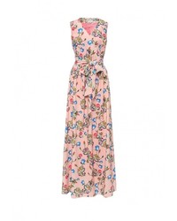 Разноцветное платье-макси от Bezko