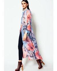 Разноцветное платье-макси от JN