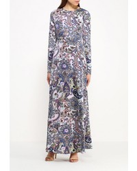 Разноцветное платье-макси от LAMANIA