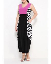 Разноцветное платье-макси от Lina