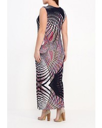 Разноцветное платье-макси от Lina