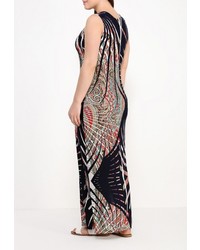 Разноцветное платье-макси от Lina