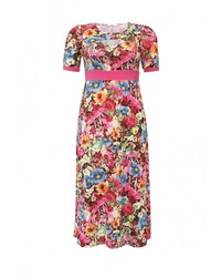 Разноцветное платье-макси от Lina