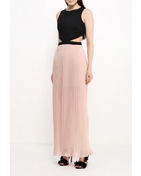 Разноцветное платье-макси от LOST INK