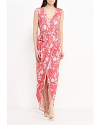 Разноцветное платье-макси от LOST INK