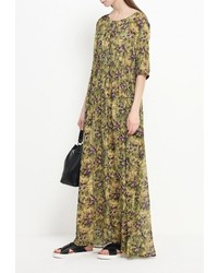 Разноцветное платье-макси от MAX&amp;Co