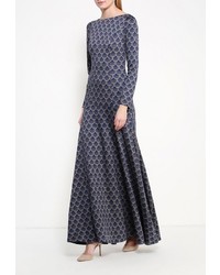 Разноцветное платье-макси от Olivegrey