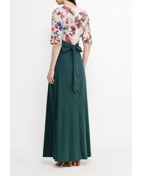 Разноцветное платье-макси от Piena