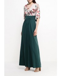 Разноцветное платье-макси от Piena