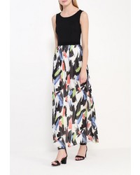 Разноцветное платье-макси от Sela