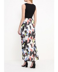 Разноцветное платье-макси от Sela