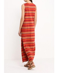 Разноцветное платье-макси от Sisley