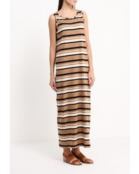 Разноцветное платье-макси от Sisley