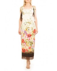 Разноцветное платье-макси от Спартак