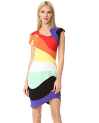 Разноцветное платье от Thierry Mugler