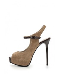 Разноцветные босоножки на каблуке от Calipso