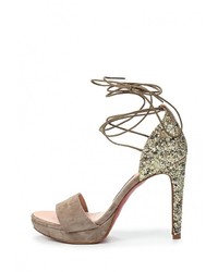 Разноцветные босоножки на каблуке от Cuplé