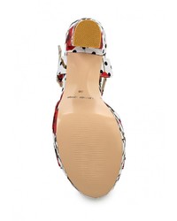 Разноцветные босоножки на каблуке от Elita