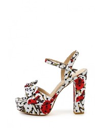 Разноцветные босоножки на каблуке от Elita