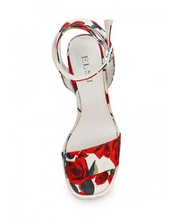 Разноцветные босоножки на каблуке от Elsi