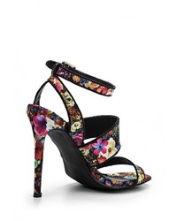 Разноцветные босоножки на каблуке от Spurr