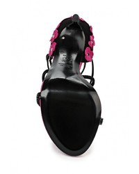 Разноцветные босоножки на каблуке от Stuart Weitzman