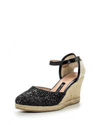 Разноцветные босоножки на танкетке от Cuplé