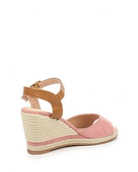 Разноцветные босоножки на танкетке от Ideal